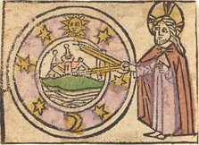 Christ Measuring the Globe, 1460/1470. Creator: Unknown.