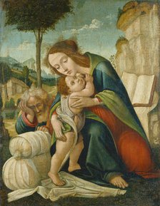 Rest on the Flight into Egypt, c1500. Creator: Florentine Master.