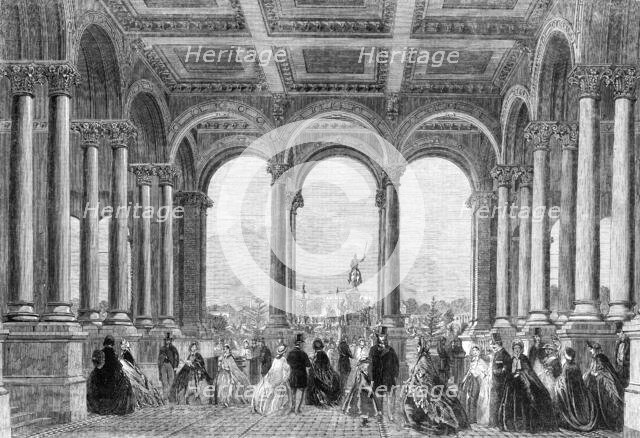 The International Exhibition: entrance to the Horticultural Society's Gardens from the..., 1862. Creator: Unknown.