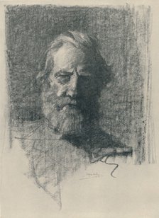 'A Portrait Study', 1919. Artist: Alfred Hartley.