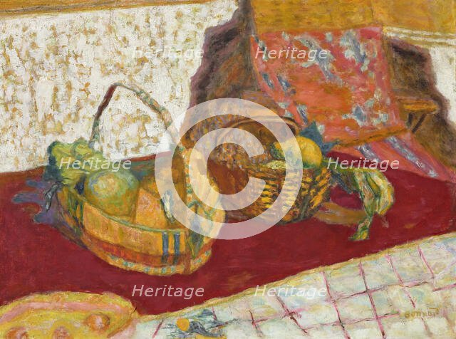 Two baskets of fruit, c1935. Creator: Bonnard, Pierre (1867-1947).
