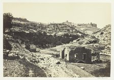 Jerusalem from the Wall of En-Rogel, 1857. Creator: Francis Frith.
