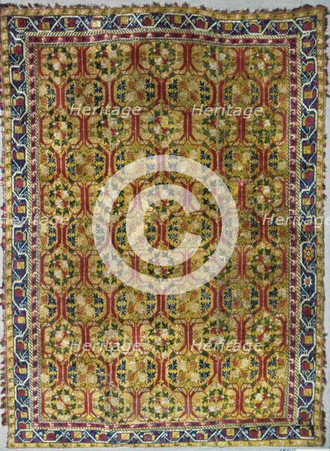 Carpet, Spain, 18th century. Creator: Unknown.