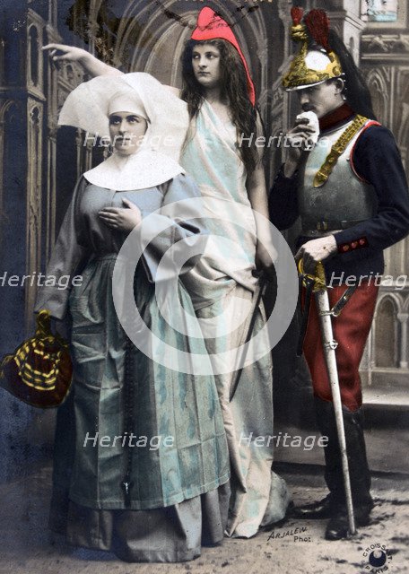 'France !!! Quo vadis?', French WWI postcard, 1914-1918. Artist: Unknown