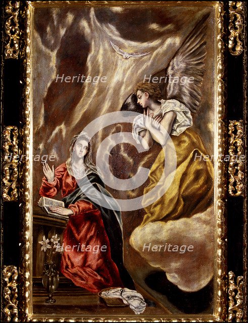 The Annunciation' by El Greco.
