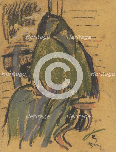 Old woman, 1925-1933. Creator: Zolo Palugyay.