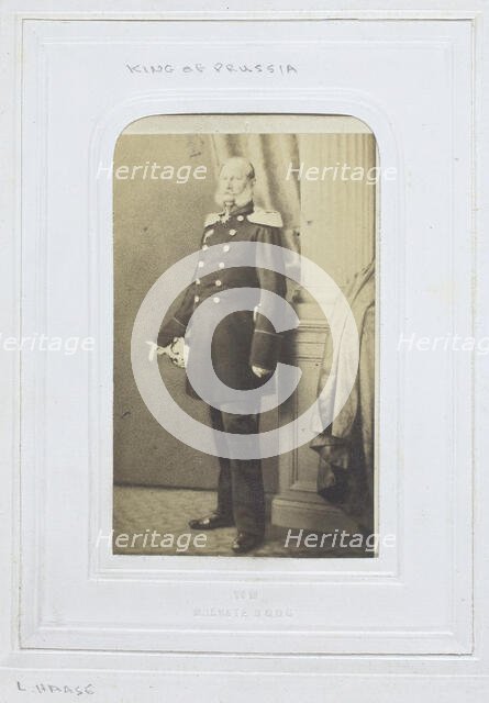 H.R.H. the Prince of Prussia, Prince-Regent, 1860-69. Creator: L. Haase & Company.
