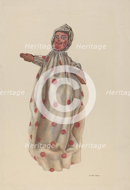 Child of Punch and Judy, 1935/1942. Creator: Dorothy Harris.