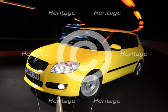 SKODA Fabia 2007. Artist: Simon Clay.