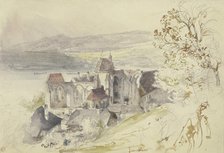 The Ruins of Säusenstein Monastery Church on the Danube. Creator: Rudolf von Alt.