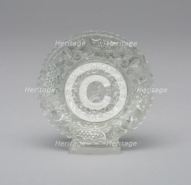 Cup plate, c. 1844. Creator: Unknown.