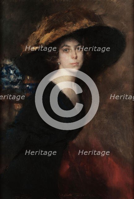 Portrait of a woman, 1912. Creator: Alciati, Antonio Ambrogio (1878-1929).