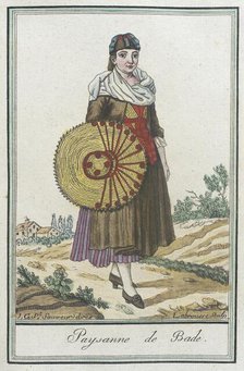 Costumes de Différents Pays, 'Paysanne de Bade', c1797. Creator: Jacques Grasset de Saint-Sauveur.
