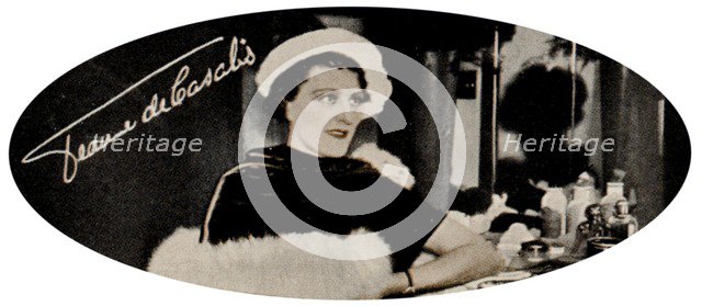 Jeanne de Casalis (1897-1966), Basutoland-born British actress of stage, radio, and film, 1935. Artist: Unknown