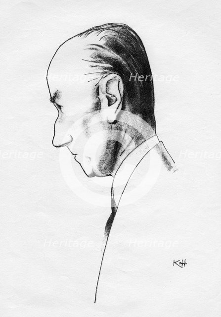 Sir Samuel Hoare, British statesman, 1935.Artist: Edmond Xavier Kapp
