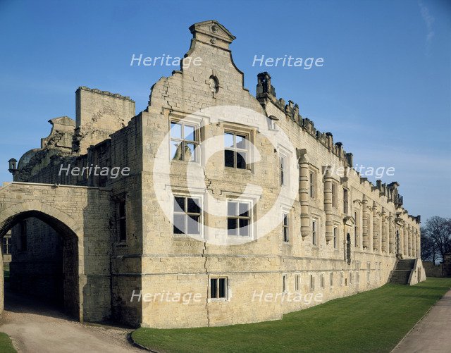 Apartments at the northern end of the Terrace Range at Bolsover Castle, Derbyshire, 2000. Artist: J Bailey