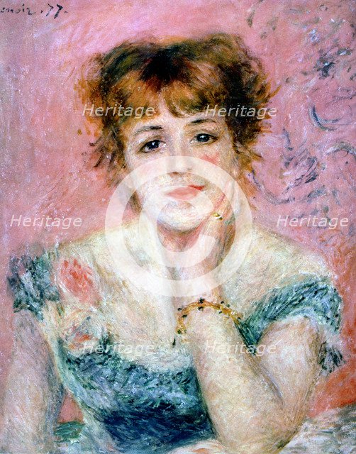 Portrait of the Actress Jeanne Samary', 1878. Artist: Pierre-Auguste Renoir