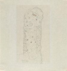 Standing Pair of Lovers, 1907-1908. Creator: Klimt, Gustav (1862-1918).