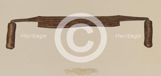 Draw Shave, 1938. Creator: Robert Tardiff.