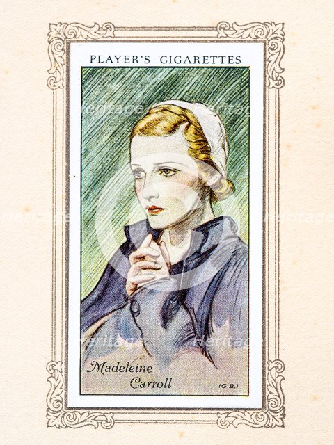 Madeleine Carroll, 1934. Artist: Unknown.