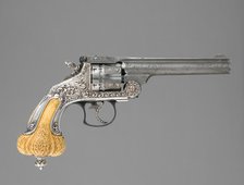 Smith & Wesson .44 Double-Action Frontier Model Revolver decorated by Tiffany & Co, American,c1893. Creator: Smith & Wesson.