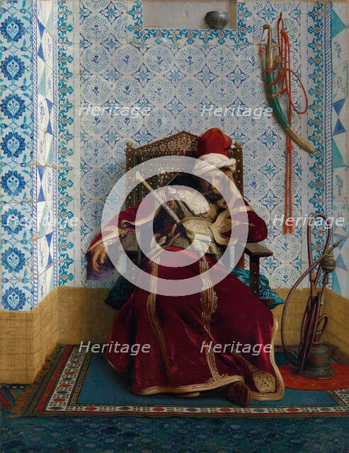 Markos Botsaris, 1874. Creator: Gerôme, Jean-Léon (1824-1904).