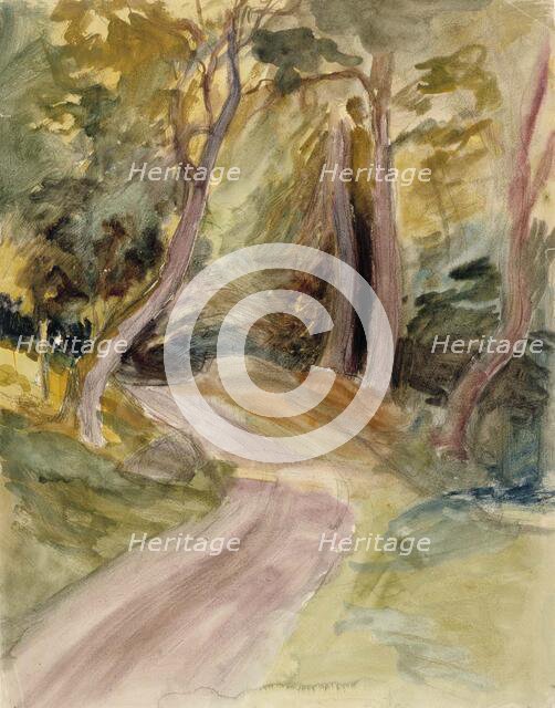 Forest interior, c1890s. Creator: Albert Edelfelt.