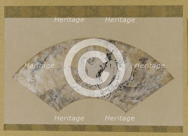 Sakyamuni, Confucius and Lao-tzu under a pine, Muromachi period, 1392-1568. Creator: Unknown.