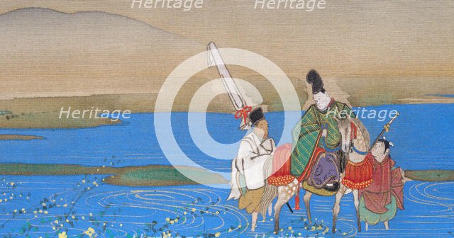 Six Jewel Rivers (Mu-Tamagawa) , ca. 1839. Creator: Sakai Oho.