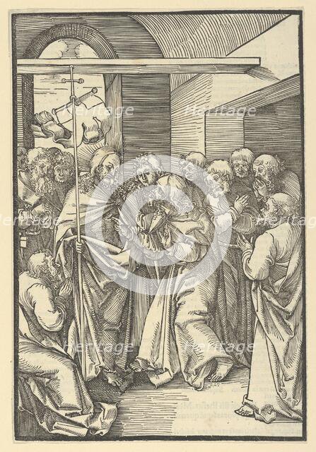 The Incredulity of Thomas, from Speculum passionis domini nostri Ihesu Christi, 1507. Creator: Hans Schäufelein the Elder.