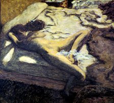 'Woman Reclining on a Bed', or 'The Indolent Woman', 1899. Artist: Pierre Bonnard