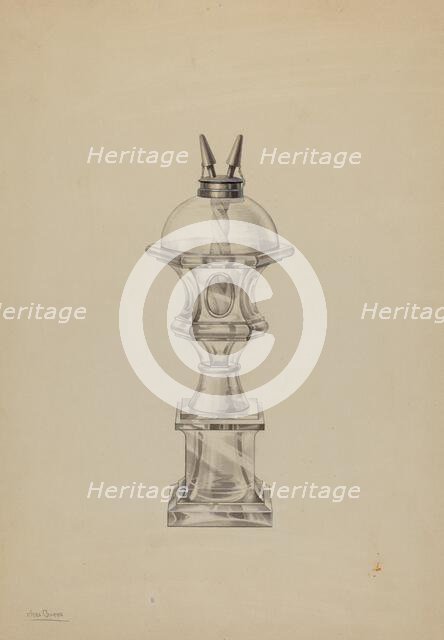 Lamp, c. 1938. Creator: Charles Caseau.