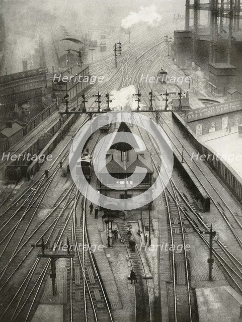 'St. Pancras. A terminus of the London, Midland and Scottish Railway', 1935. Creator: Unknown.