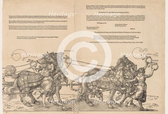 The Great Triumphal Car of Emperor Maximilian. Creator: Albrecht Dürer (German, 1471-1528).