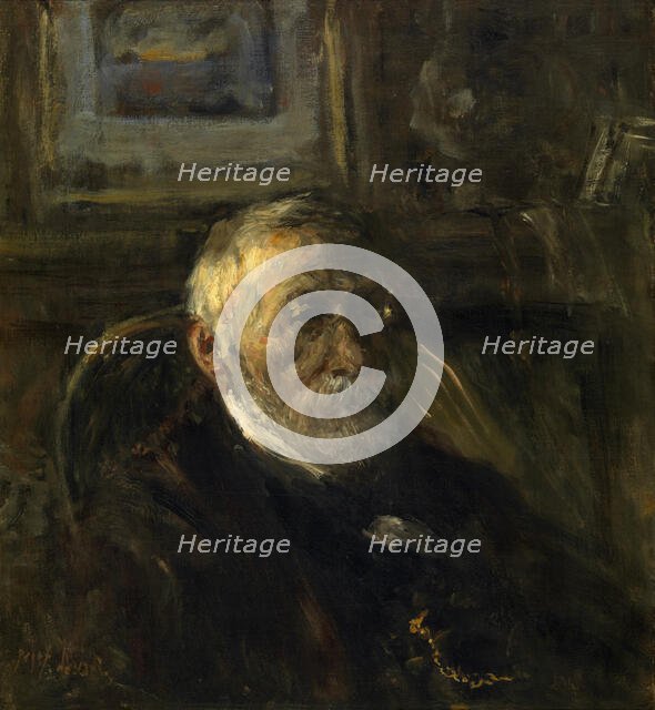 Self Portrait, 1905. Creator: Jozef Israels.