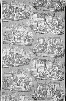 Panel (Furnishing Fabric), Rouen, c. 1830. Creator: Henry Manufactory.