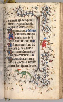 Hours of Charles the Noble, King of Navarre (1361-1425): fol. 186r, Text, c. 1405. Creator: Master of the Brussels Initials and Associates (French).