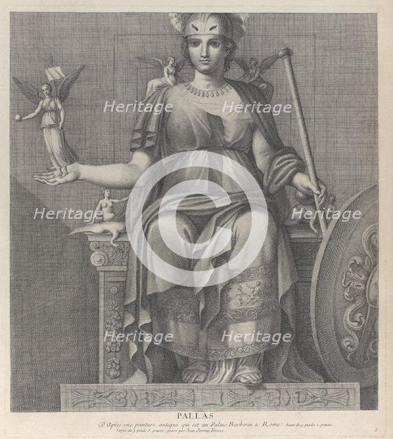 Pallas, 1680-1741. Creator: Giovanni Girolamo Frezza.