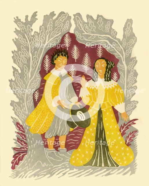 Man and woman, 1937, (1946). Creator: M.R.H. Farrar.