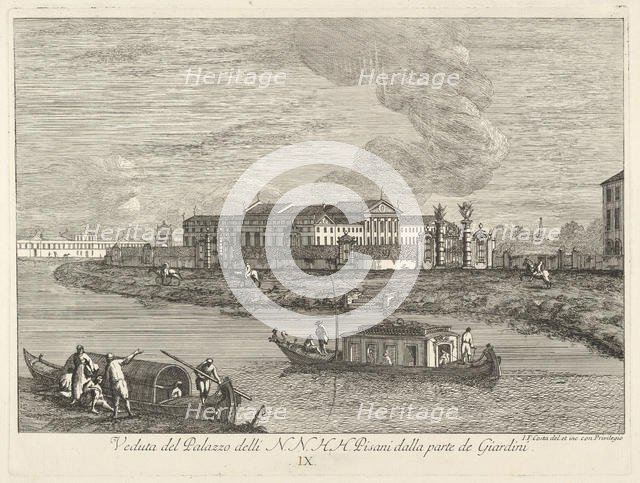 View of the Villa Pisani, 1730-72. Creator: Giovanni Francesco Costa.