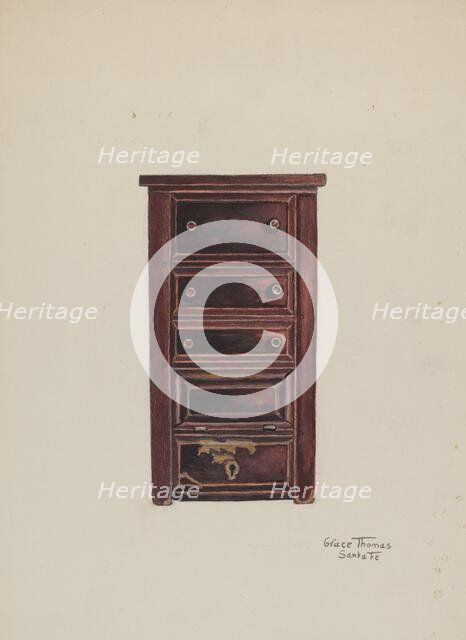 Cabinet, 1935/1942. Creator: Grace Thomas.