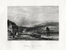 Scalloway Bay and castle, Zetland, 19th century. Artist: J Horsburgh