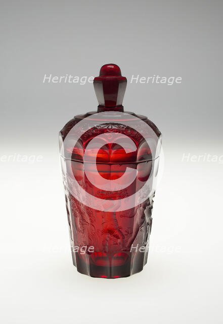 Beaker with Cover, Potsdam, 1685/1700. Creator: Gottfried von Spiller.