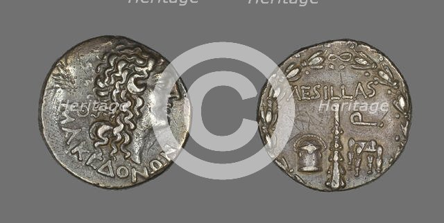 Tetradrachm (Coin) Portraying Alexander the Great, 93-92 BCE. Creator: Unknown.