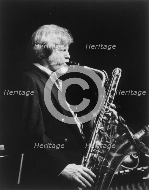Portrait of Gerry Mulligan, ca. 1980s. Creator: William Paul Gottlieb.