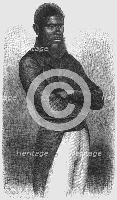 'Native Chief of Uen; Some Account of New Caledonia', 1875. Creator: Unknown.