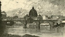 'Bridge of St. Angelo, Rome', 1890.   Creator: Unknown.