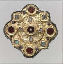 Disk Brooch, Frankish, 650-725. Creator: Unknown.