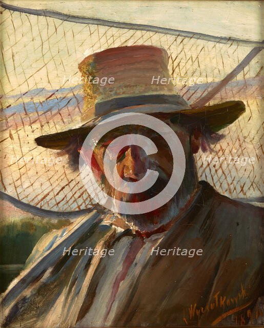Fisherman with a Net, 1891. Creator: Leon Wyczolkowski.
