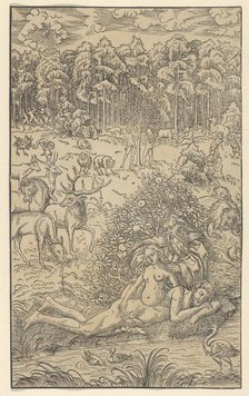 The Creation of Eve. Creators: Lucas Cranach the Younger, Workshop of Lucas Cranach the Younger.